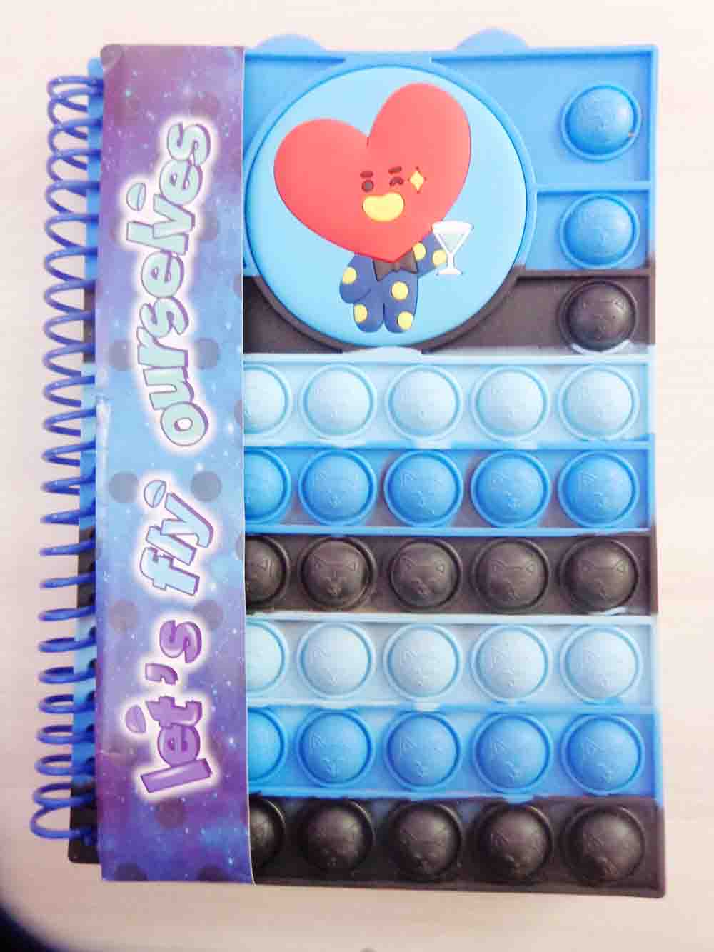 RedkafalMart Diary for Kids, 3D Squishy Destress Notebook Diary.